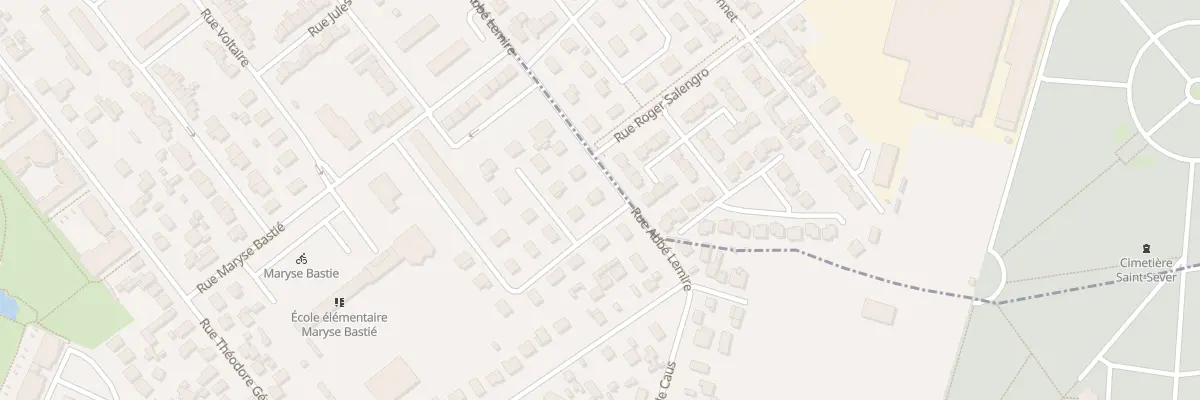 Plan du 66 Rue Abbé Lemire au Grand-Quevilly