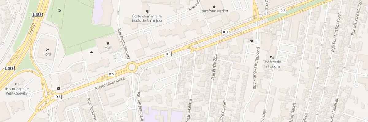 Plan du 141 Av Jean Jaurès au Petit-Quevilly