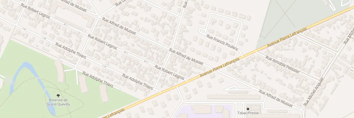 Plan du 80 Rue Alfred de Musset au Grand-Quevilly