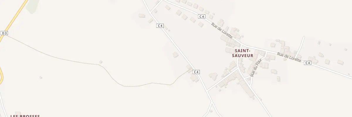 Plan du 2 Che de Geroux à Bellac