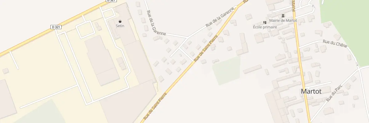 Plan du 12 Rue de St Pierre à Martot