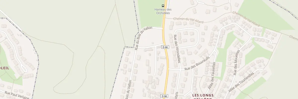 Plan du 1323 Rue des Longs Vallons à Notre-Dame-de-Bondeville