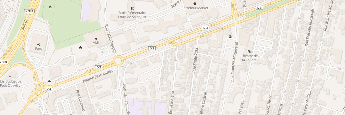 Plan du 4 Rue Emile Maletra au Petit-Quevilly