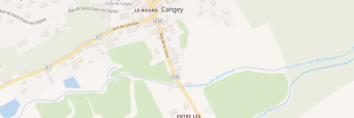 Plan du 13 Rue de la Loire à Cangey