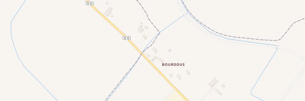 Plan du 1334 Rte de Bourdous à Saint-Aignan