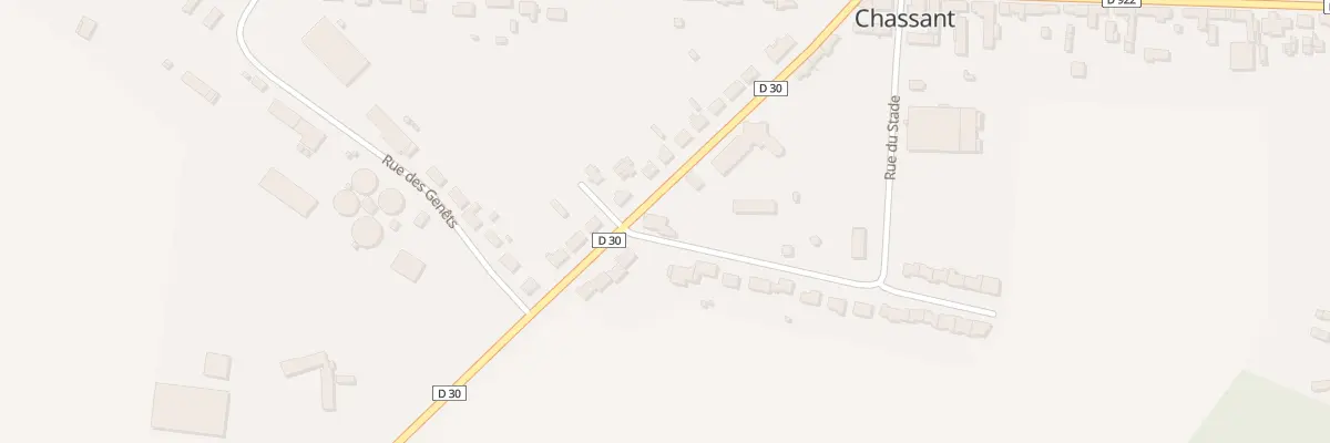 Plan du 12 Rue des Acacias à Chassant