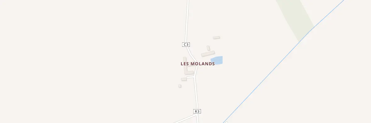Plan du 2 Les Molands à Unverre