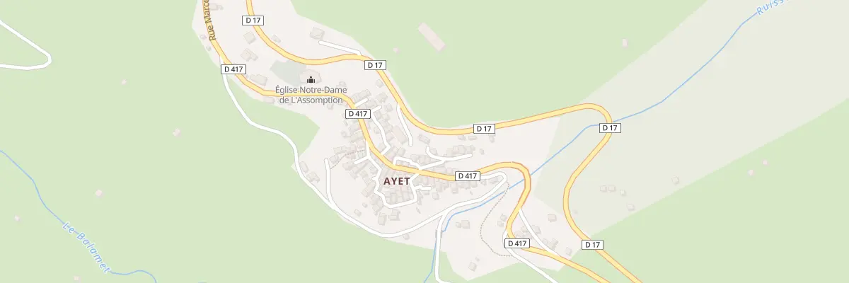 Plan du 65 Ayet à Bethmale