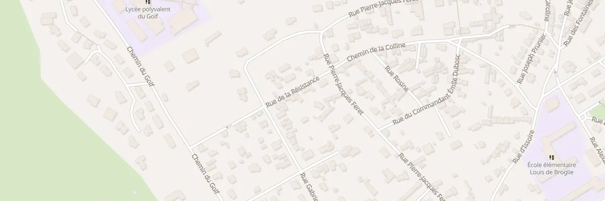 Plan du 3B Rue de la Résistance à Dieppe