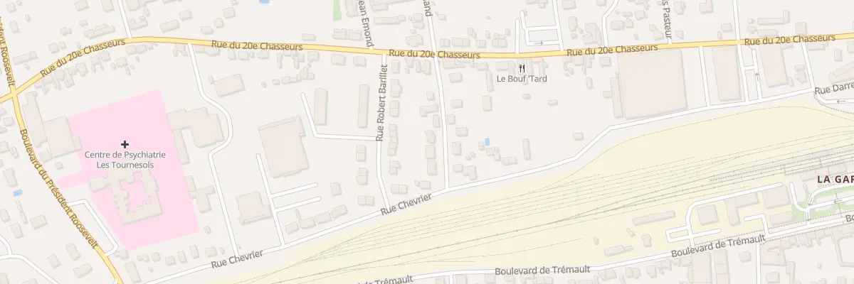 Plan du 42 Rue Chevrier à Vendôme