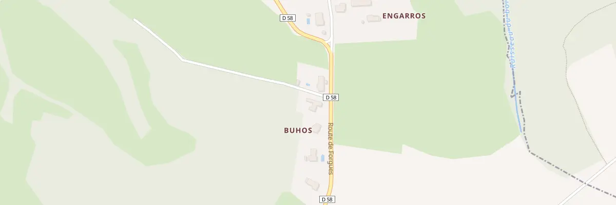Plan du 858 Rte de Forgues à Plagnole