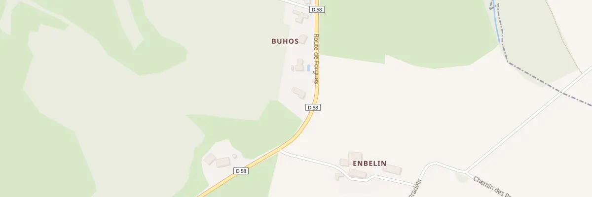 Plan du 761 Rte de Forgues à Plagnole