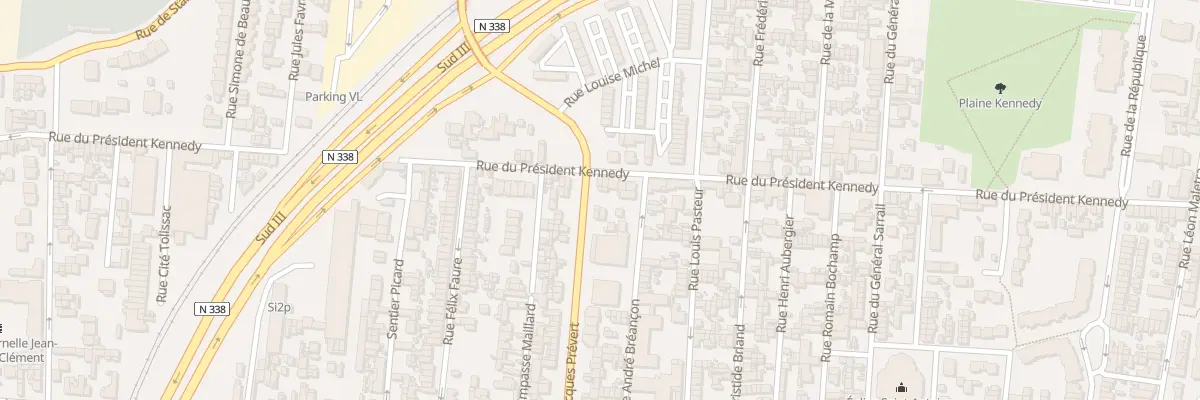Plan du 108 Rue du President Kennedy au Petit-Quevilly