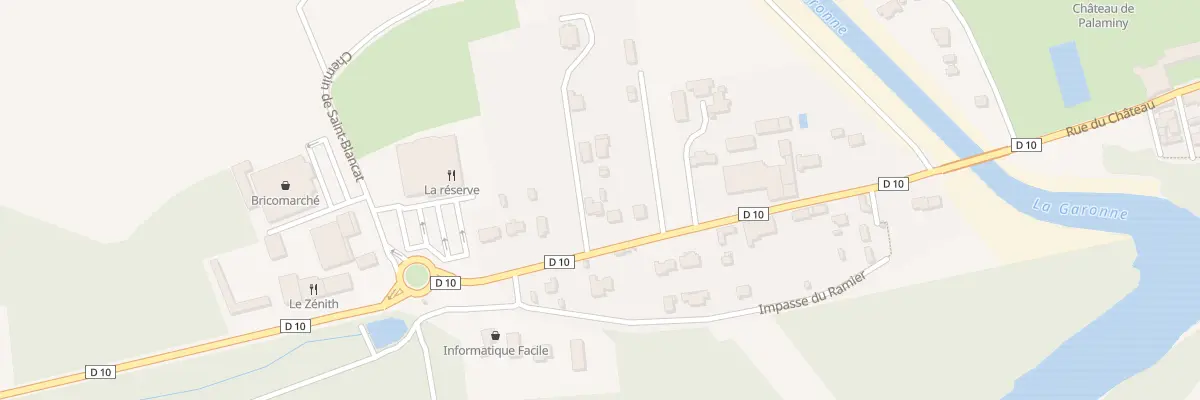 Plan du 354 Av de Martres à Palaminy