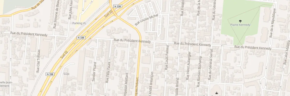 Plan du 110 Rue du President Kennedy au Petit-Quevilly