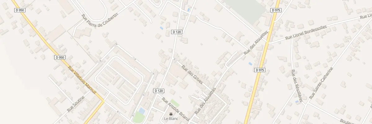 Plan du 24 Rue des Grives au Blanc