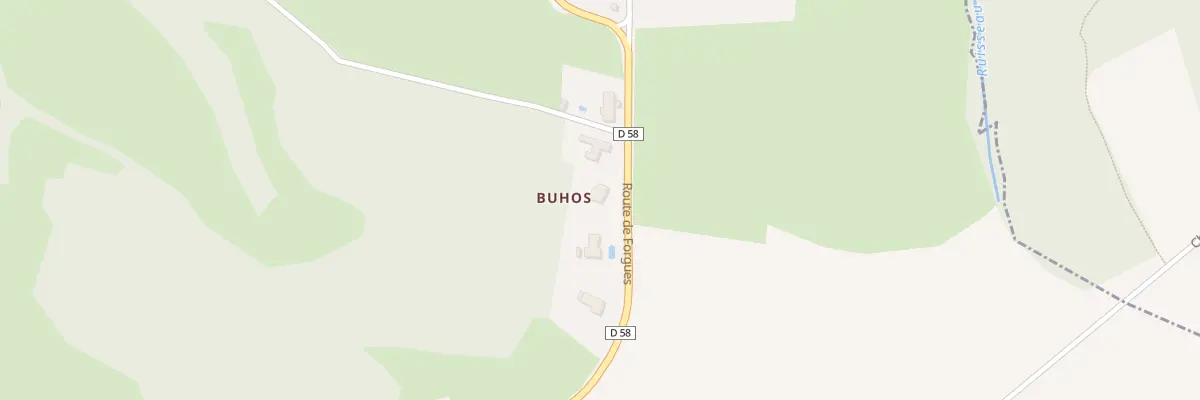 Plan du 821 Rte de Forgues à Plagnole