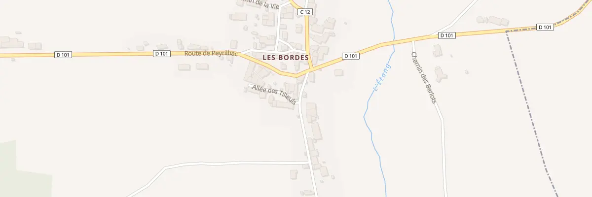 Plan du 5278 All des Tilleuls à Oradour-sur-Glane