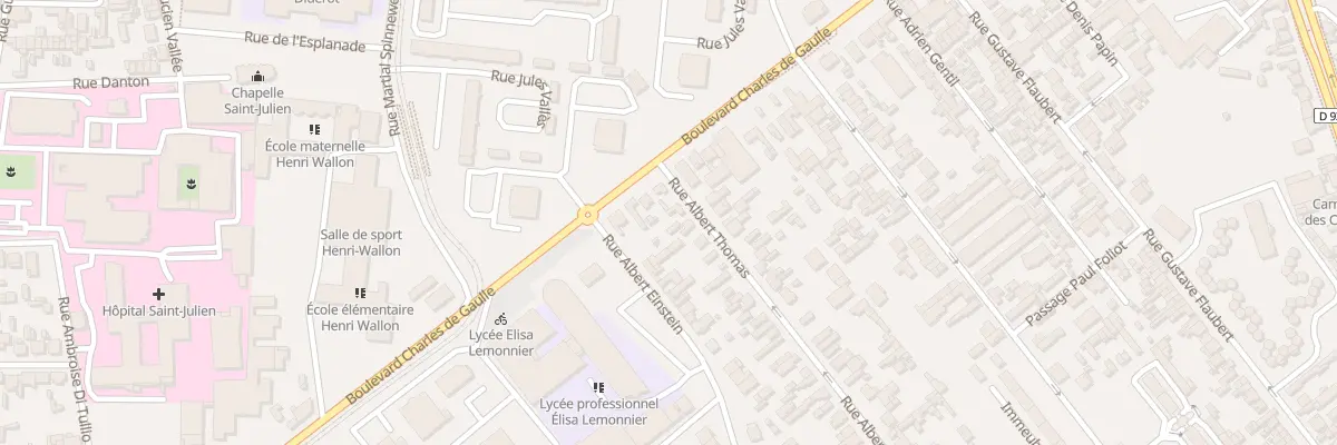 Plan du 2 Rue Albert Thomas au Petit-Quevilly