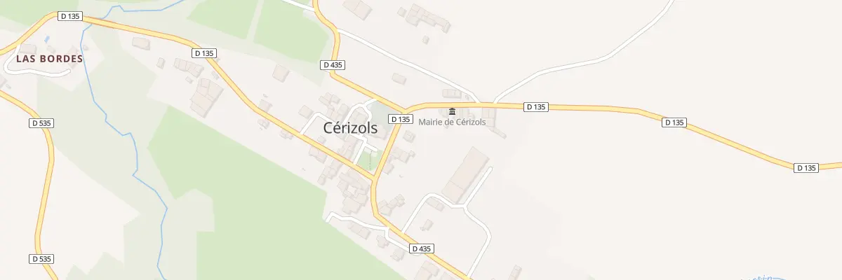 Plan du 50 Village à Cérizols