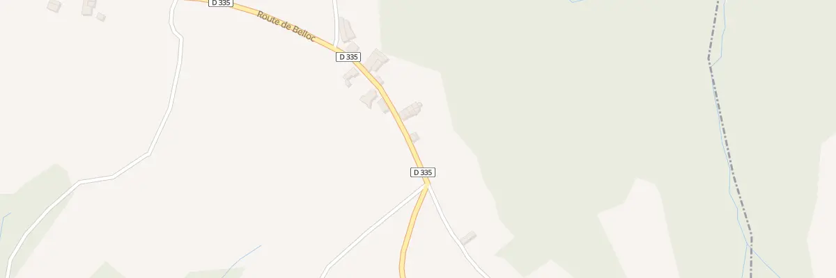 Plan du 3789 Rte de Belloc à Betchat