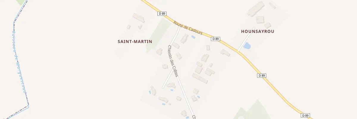 Plan du 86 Enhourquet à Caubiac