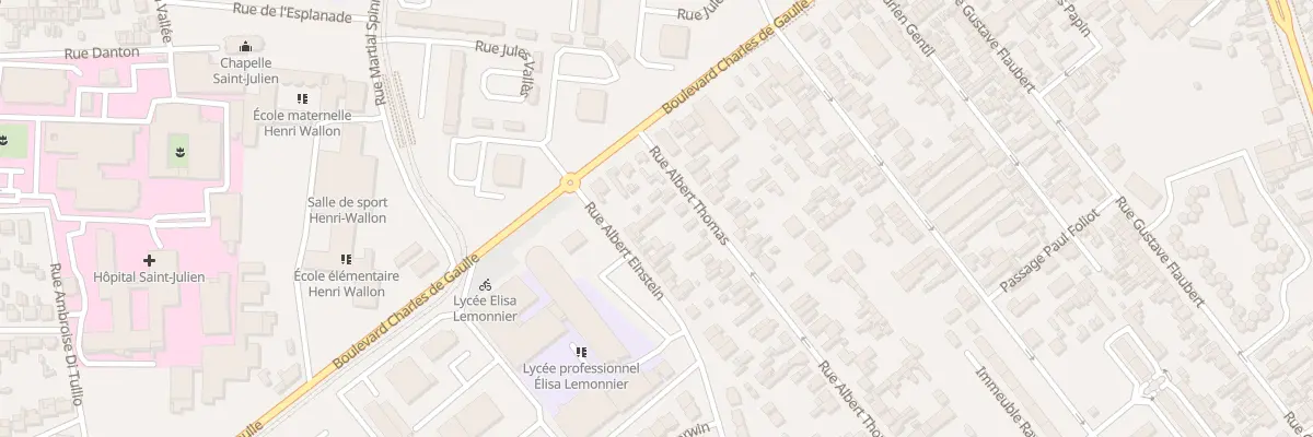 Plan du 6 Rue Albert Thomas au Petit-Quevilly