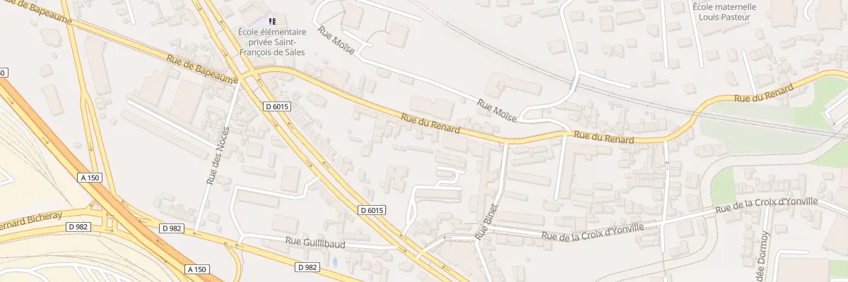 Plan du 233 Rue du Renard à Rouen