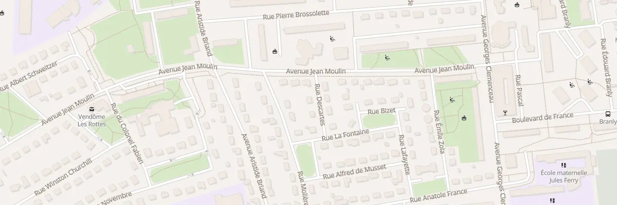 Plan du 6 Rue Descartes à Vendôme
