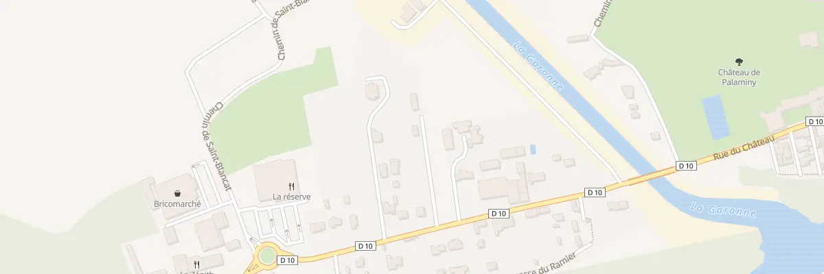 Plan du 316 Av de Martres à Palaminy