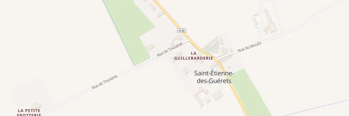 Plan du 3 Rue de la Gare à Saint-Étienne-des-Guérets