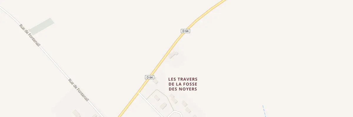Plan du 38 Travers de la Fosse des No à Nourray