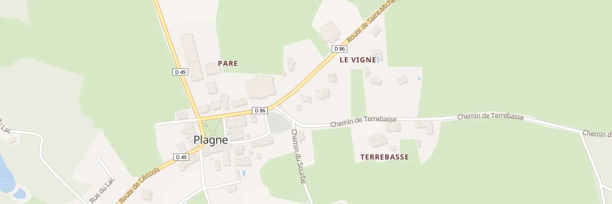 Plan du 12 Le Vigne à Plagne