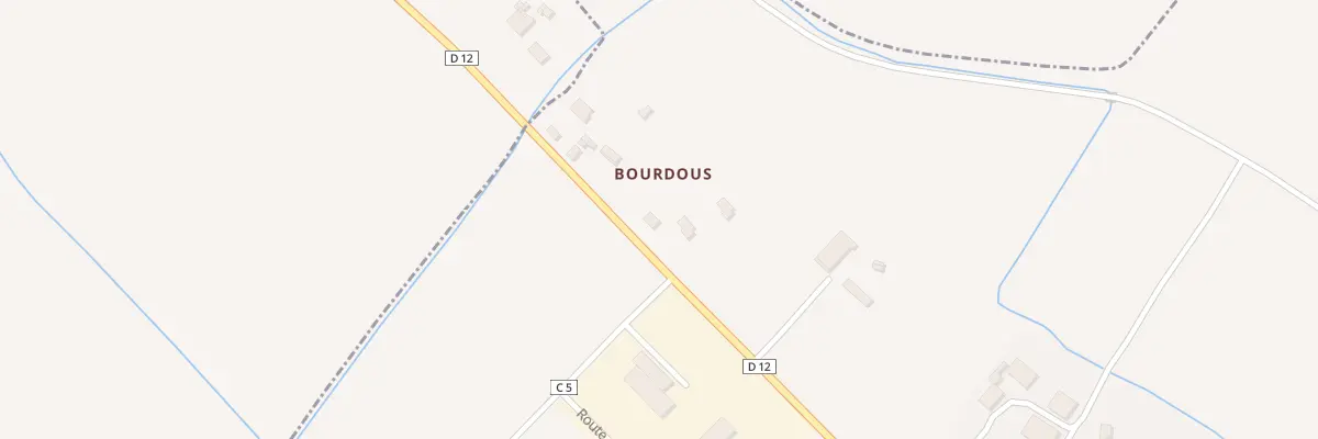 Plan du 1246 Rte de Bourdous à Saint-Aignan
