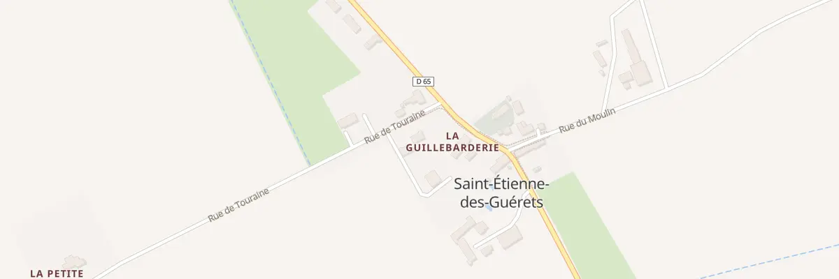 Plan du 2 Rue de Touraine à Saint-Étienne-des-Guérets