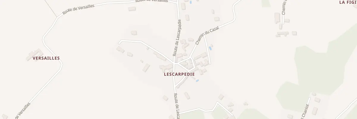 Plan du 40 Lescarpedie à Meyrals