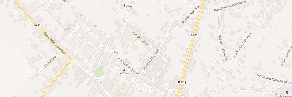 Plan du 5 Rue des Grives au Blanc