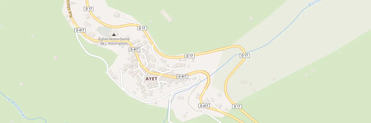 Plan du 57 Ayet à Bethmale
