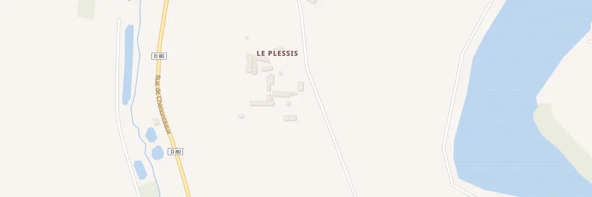 Plan du 6 Le Plessis à Luzillé