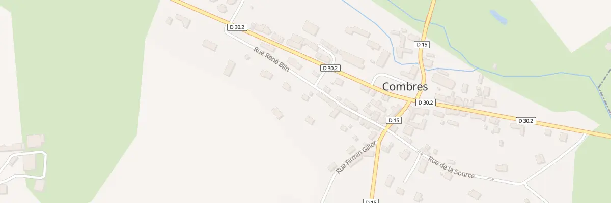 Plan du 13 Rue René Blin à Combres