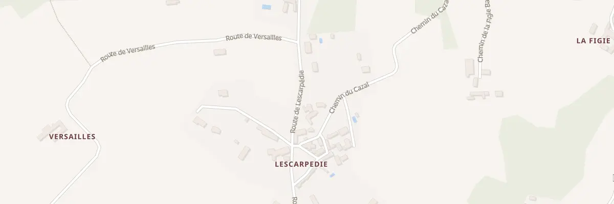 Plan du 42 Lescarpedie à Meyrals