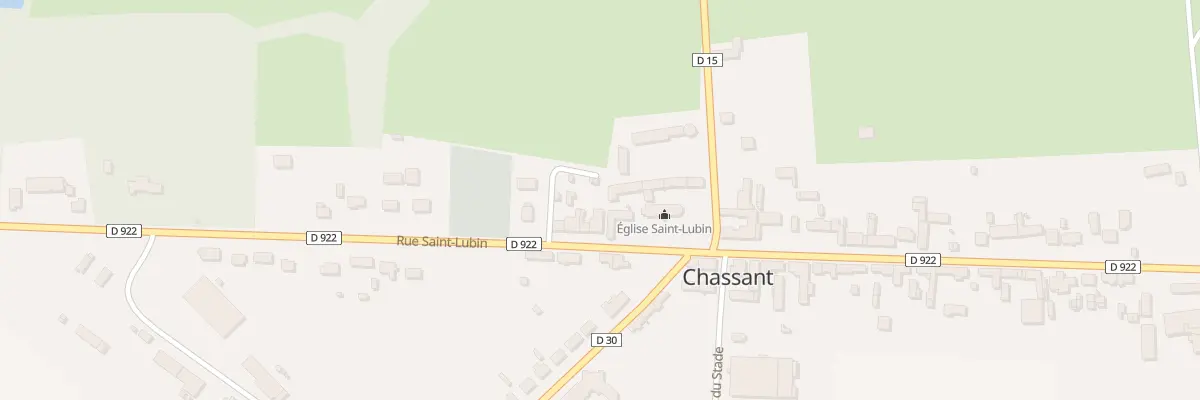 Plan du 45 Rue Saint-lubin à Chassant