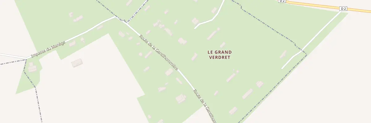Plan du 6015 Le Grand Verdret Hameau à La Houssaye-Béranger