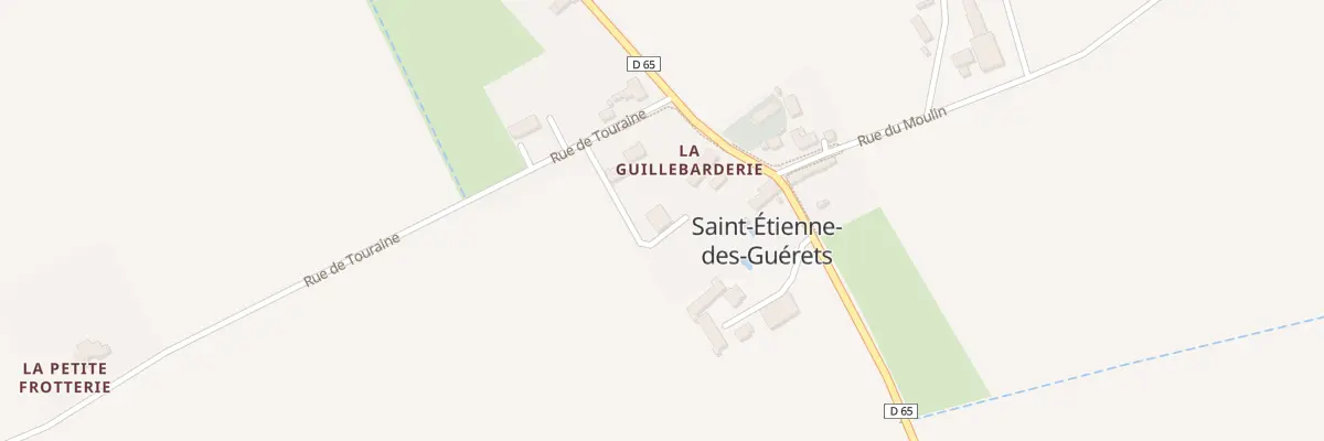 Plan du 3 Rue de Touraine à Saint-Étienne-des-Guérets