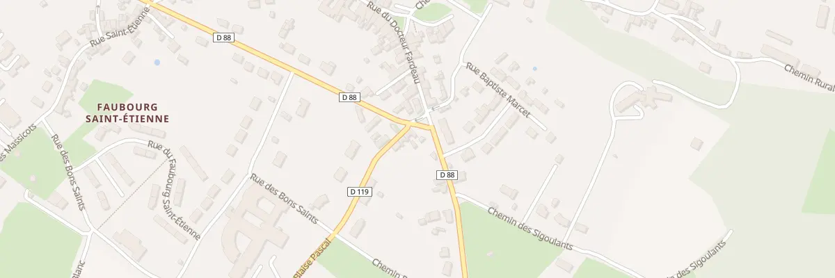 Plan du 3 Rue Blaise Pascal au Blanc