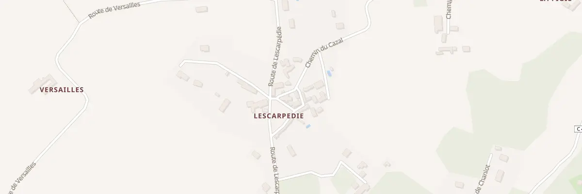 Plan du 39A Lescarpedie à Meyrals