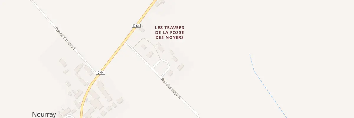Plan du 11 Rue des Noyers à Nourray