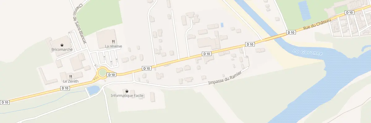 Plan du 287 Av de Martres à Palaminy