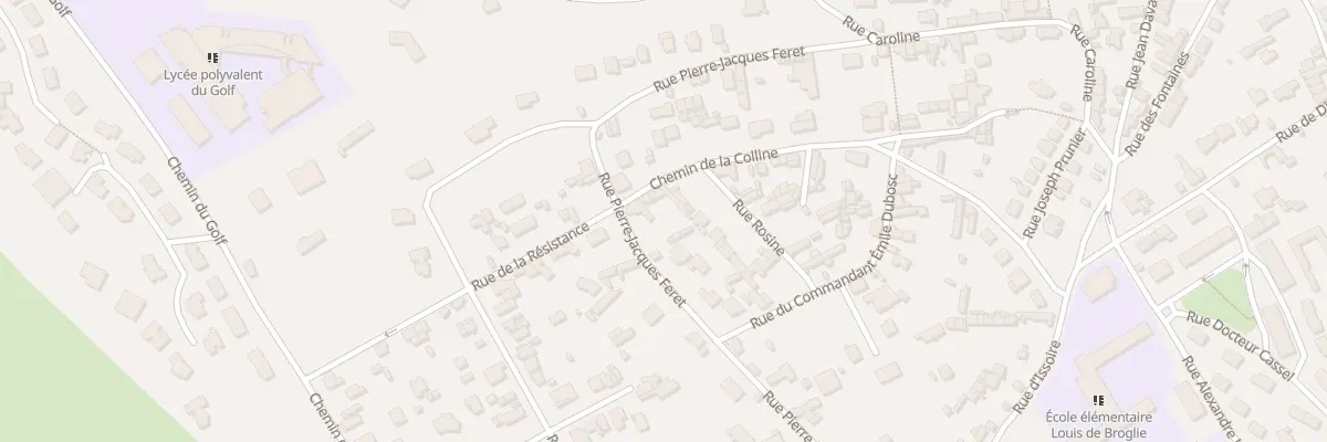 Plan du 27 Che de la Colline à Dieppe