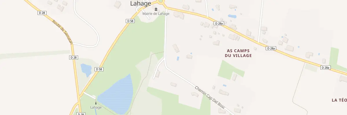 Plan du 135 Che Cap Del Bosc à Lahage